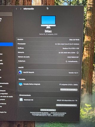 iMac 27 Retina 5K 2019 32GB RAM