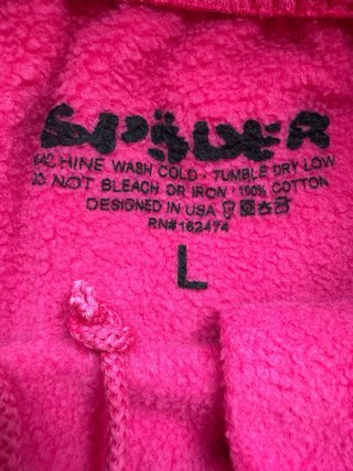 Conjunto Spyder Rosa Hoodie y Pantalón