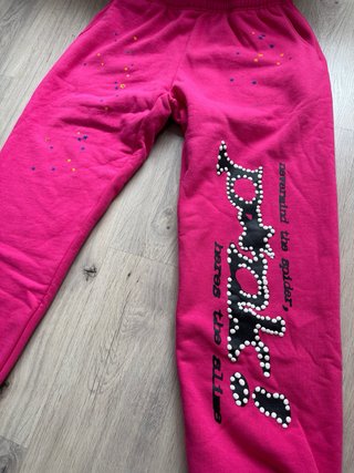 Conjunto Spyder Rosa Hoodie y Pantalón