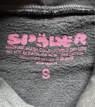 Sudadera Spyder Negra Multicolor