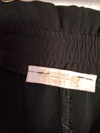 Pantaloni culotte neri,con ampia vestibilità