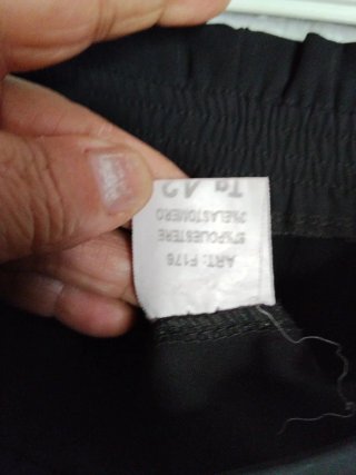 Pantaloni culotte neri,con ampia vestibilità