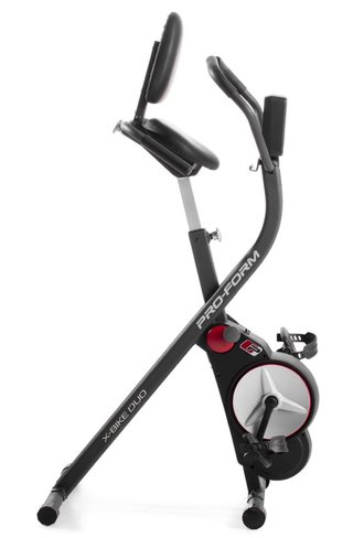 Bicicleta Estática Plegable con Respaldo