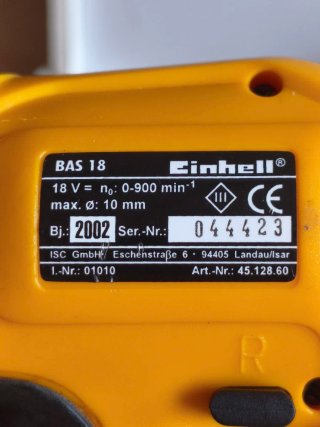 Taladros Einhell 18V (sin cargador)
