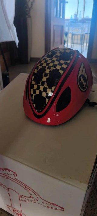 Casco Infantil Polisport Rojo