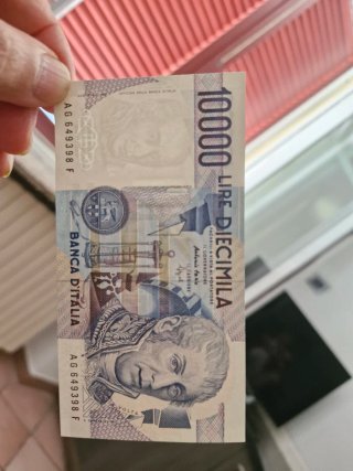 Banconota 10000 Lire Volta Fior di Stampa