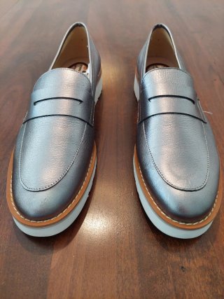 Mocasines plateados Moda de España