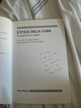 L'etica della cura tra sentimenti e ragioni