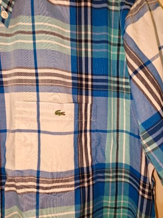 Camisa Lacoste Manga Corta Hombre original