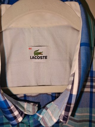 Camisa Lacoste Manga Corta Hombre original