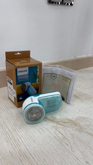 Quitapelusas Philips Azul y Blanco