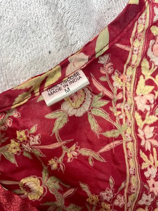 Blusa boho floral  multicolor