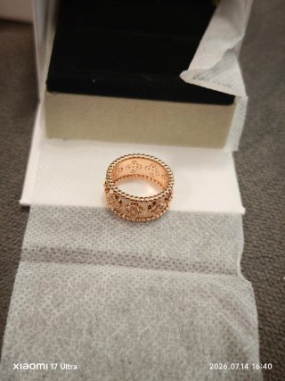 Anillo Van Cleef & Arpels Baño Oro Rosa