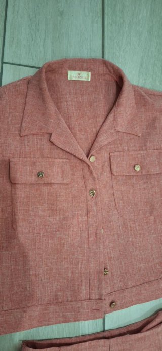 Conjunto Verano Mujer Rosa/Rojo