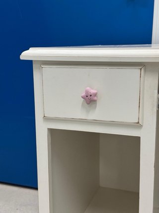 Escritorio madera blanco envejecido