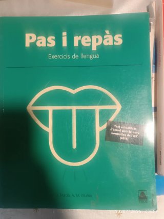 Pas i repàs Exercicis de llengua