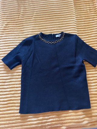 Conjunto Zara Top y Falda Negro