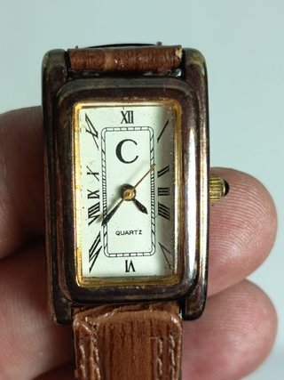 Reloj Cortefiel Vintage Cuero Pila Nueva