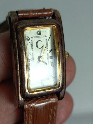 Reloj Cortefiel Vintage Cuero Pila Nueva