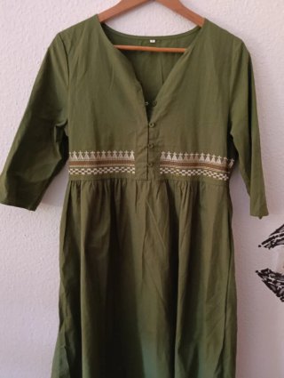 Vestido largo hippie