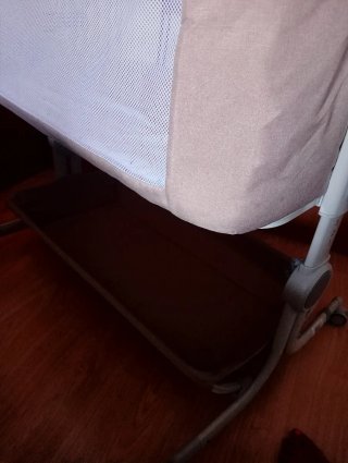 Cuna colecho con dosel y colchón