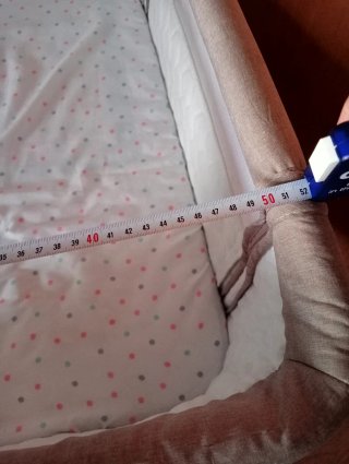 Cuna colecho con dosel y colchón