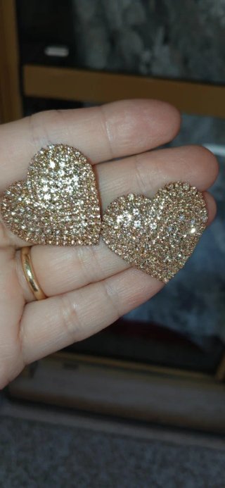Orecchini Cuore Oro 18k Rosa