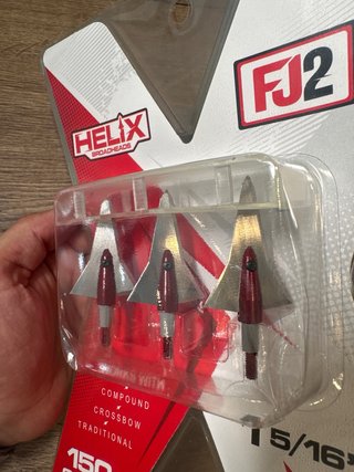 2 Paquetes Helix Broadheads FJ2 150gr 1 5/16