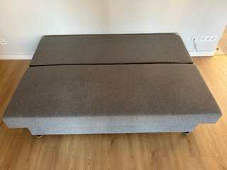 Divano letto IKEA ASARUM grigio con cassetto