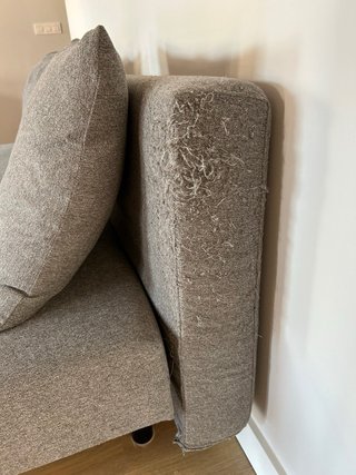 Divano letto IKEA ASARUM grigio con cassetto