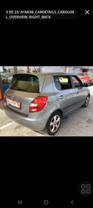 Coche Skoda Fabia Gris Fabia 1.2  2012
