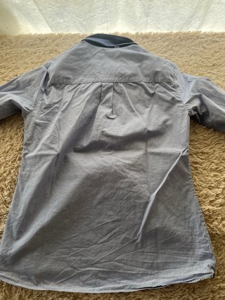 Camisa Massimo Dutti Azul Hombre