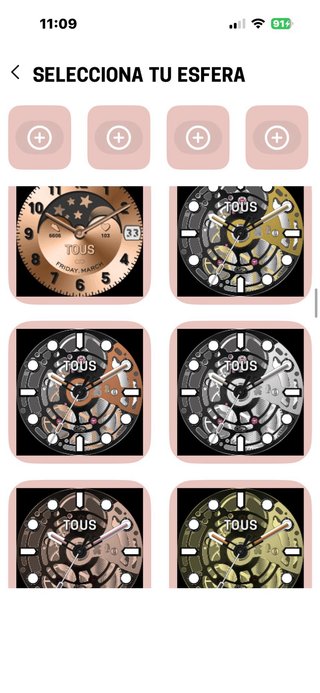 Reloj Tous Smartwatch Oro y Plata