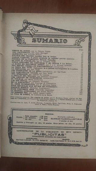 Lote 9 tomos revista Lecturas (1926-1929)