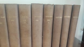 Lote 9 tomos revista Lecturas (1926-1929)