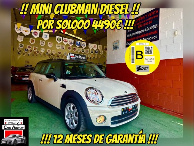 MINI Clubman 1.6D 2009 4470€ !!