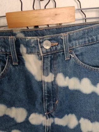 Falda vaquera mujer Tie-dye Talla S