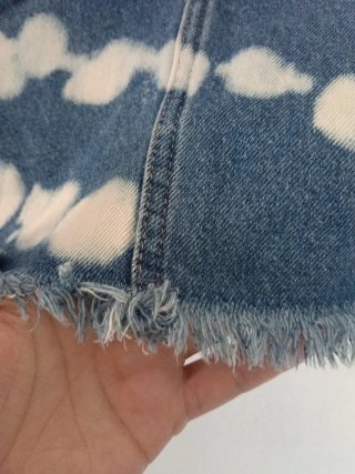 Falda vaquera mujer Tie-dye Talla S