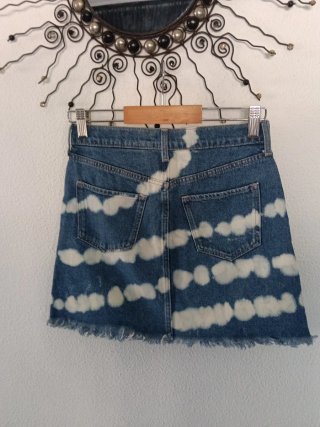 Falda vaquera mujer Tie-dye Talla S