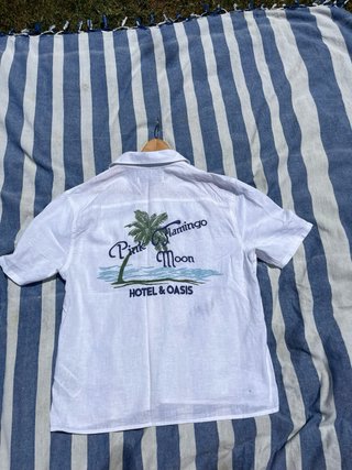 Camisa Hollister Blanca Manga Corta