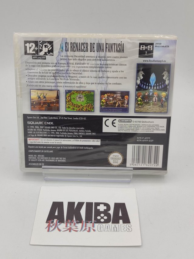 Final Fantasy III PAL ES - DS
