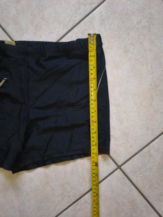 Costume da bagno uomo nero e rosso