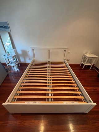 Estructura Cama IKEA HEMNES 160x200 + Somier
