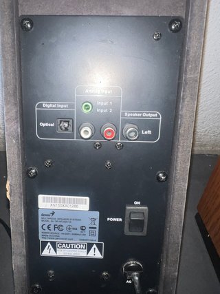 Altavoces Genius SP-HF2020 V2 (1 activo, 1 pasivo)