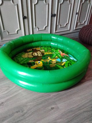 Piscina hinchable infantil jungla