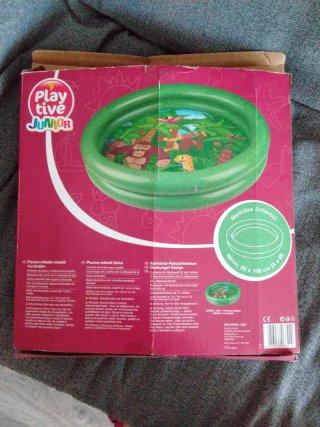 Piscina hinchable infantil jungla