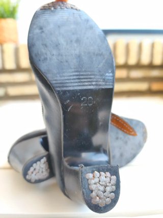 Zapatos de baile flamenco Malaca negros número 28.