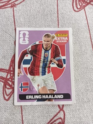 Cromo Panini Erling Haaland Extra Sticker