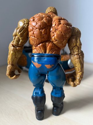 Coche y Figura La Cosa 4 Fantásticos Toy Biz