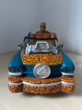 Coche y Figura La Cosa 4 Fantásticos Toy Biz